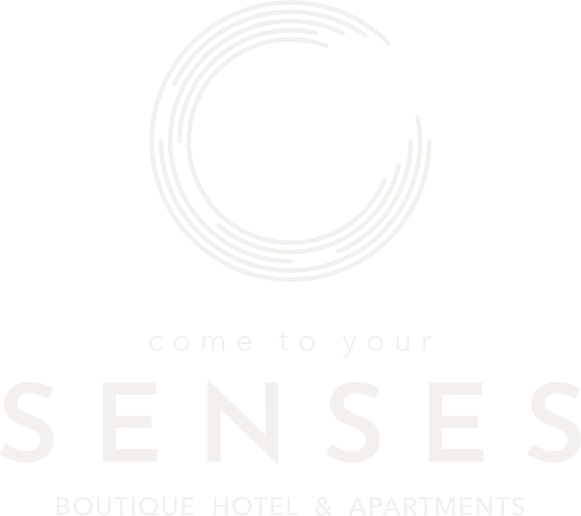 Senses logo vintagewhite